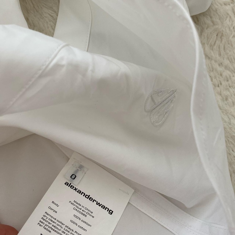 Alexander Wang Oversized Button Down Ruched Shirt - image 6